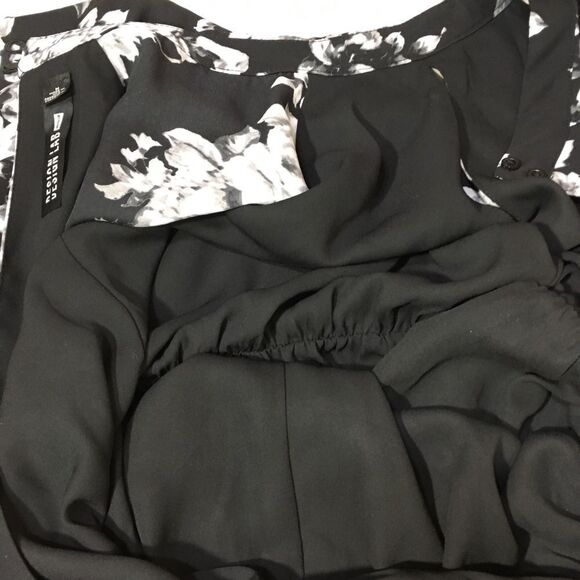 LORD & TAYLOR DESIGN LAB BOHO COTTAGECORE FLORAL LONG SLEEVE ROMPER POCKETS M - Picture 9 of 16